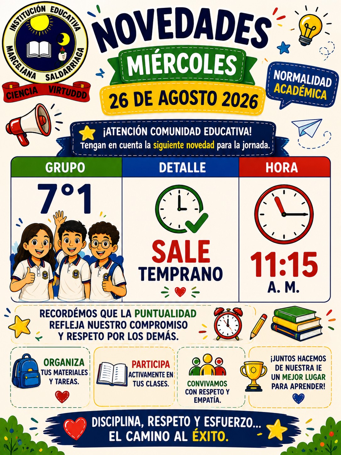 Novedades 26 agosto